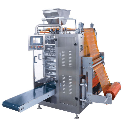 Continuous Motion Multi-Lane 4-Side Sealed Sachet Form Fill Seal Machine
