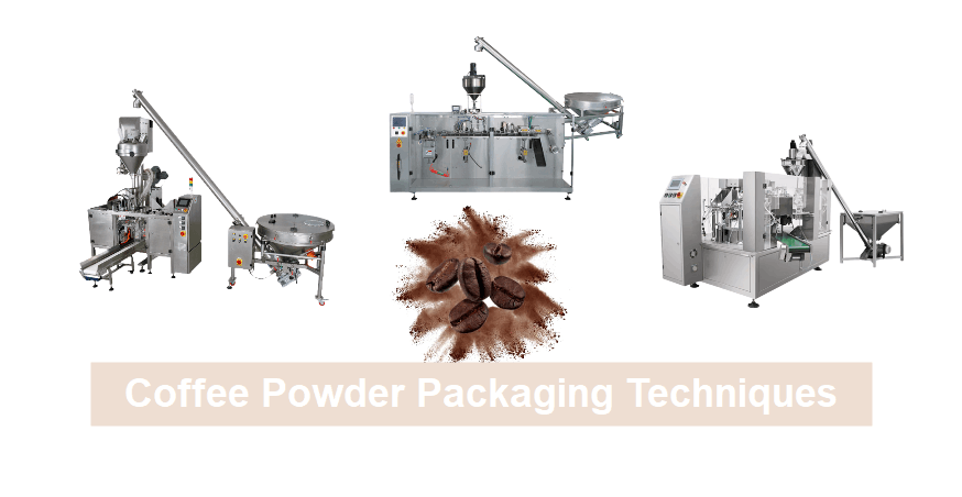 Coffee powder packaging techniques